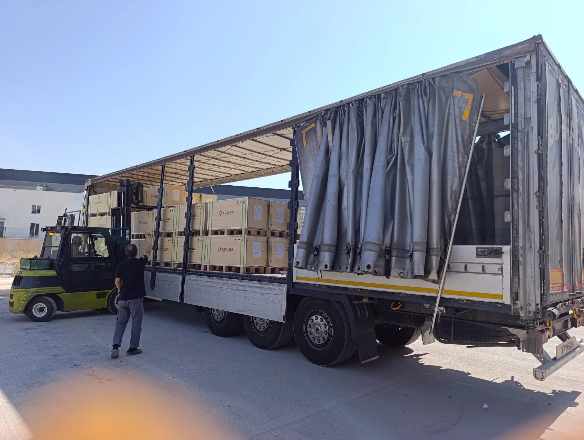 Ankara nakliyat yukleme operasyonu - forkliftli yukleme